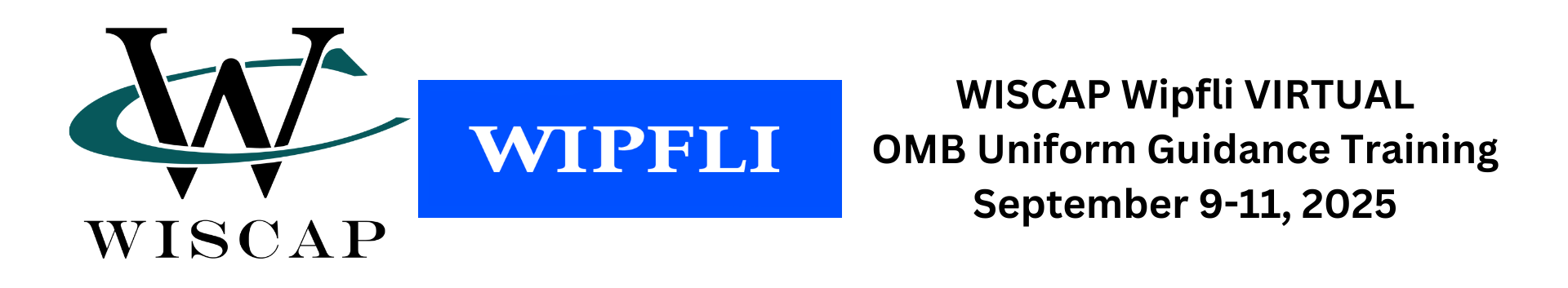 WISCAP Wipfli OMB Uniform Guidance Sept Logo